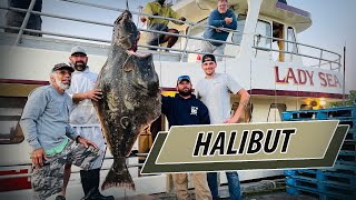 Landing a Monster Halibut! Fippenies Ledge