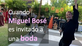 Cuando Miguel Bosé es invitado a un boda