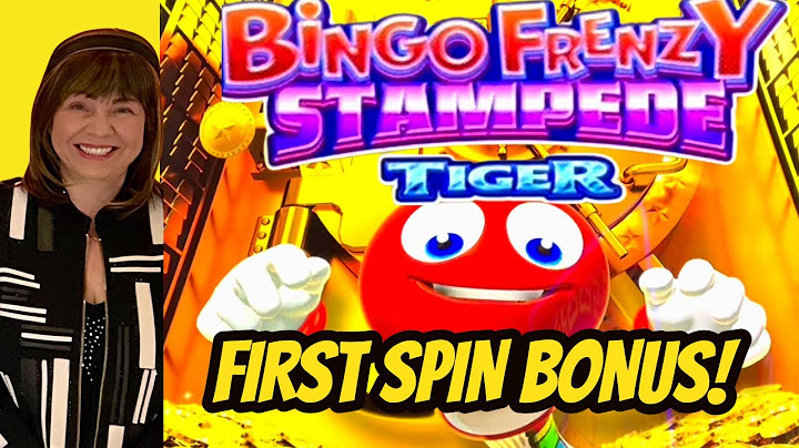 FIRST SPIN BONUS! BINGO FRENZY