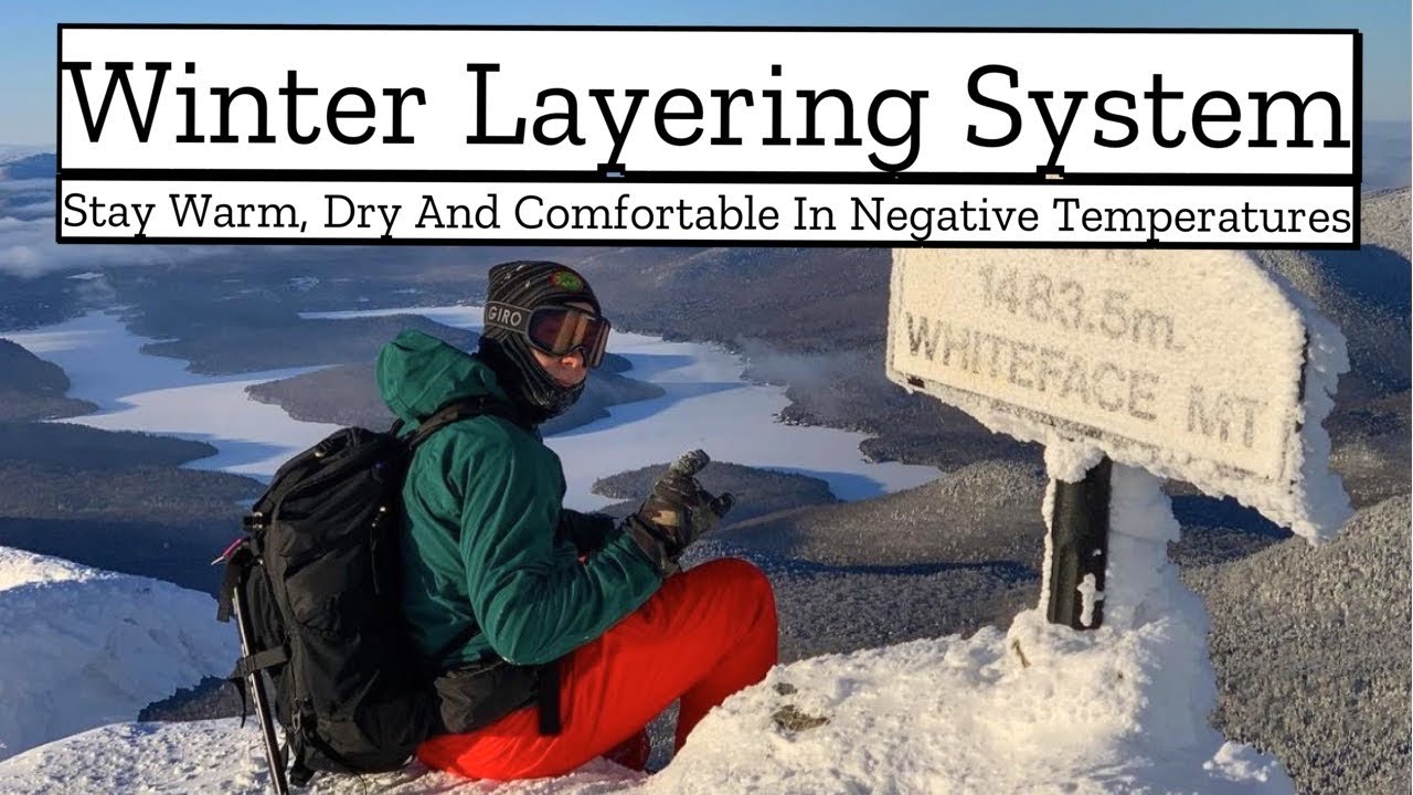 How to Dress for Winter Hiking in the Mountains My Winter Layering