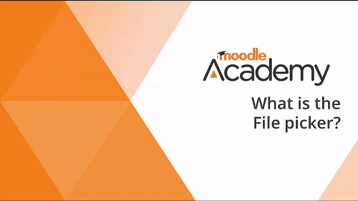Upload files into Moodle