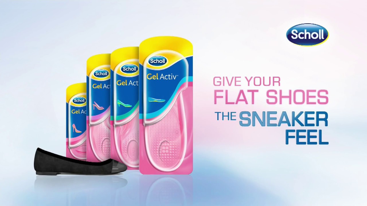 scholl gel activ flat shoes