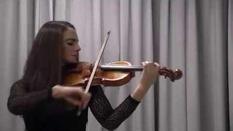 Emily Stewart plays violin live at the Brookline I...