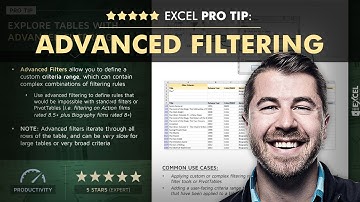 EXCEL PRO TIP: Advanced Filter Criteria
