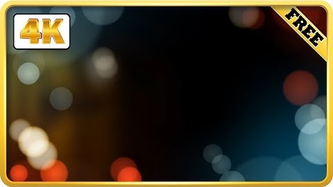 Bokeh City night light soft background video loops
