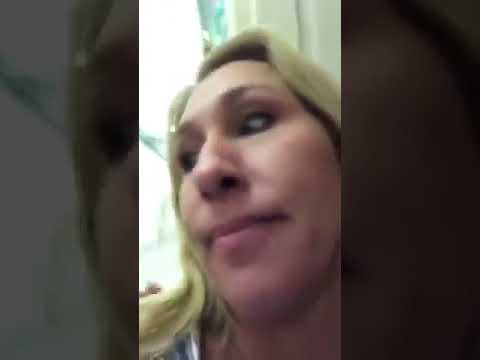 Congresswoman Marjorie Taylor Greene harassing AOC's office through a mail slot