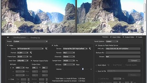 ON AIR In 60 Seconds - CenterServ HD Streaming Server With flash media live encoder