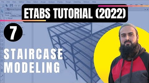 How to Model Staircase in Etabs | Etabs Tutorial for Building Design (2022) | Engineering Network