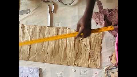 How to draft a basic sleeve pattern 