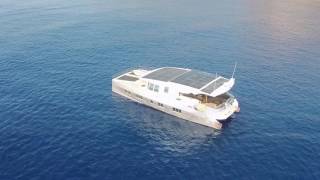 Electric solaryacht Solarwave. Last sea-trials July 2016. Making good even better...