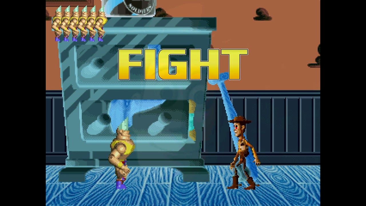 M.U.G.E.N - Rocky Gibraltar vs Woody.EXE