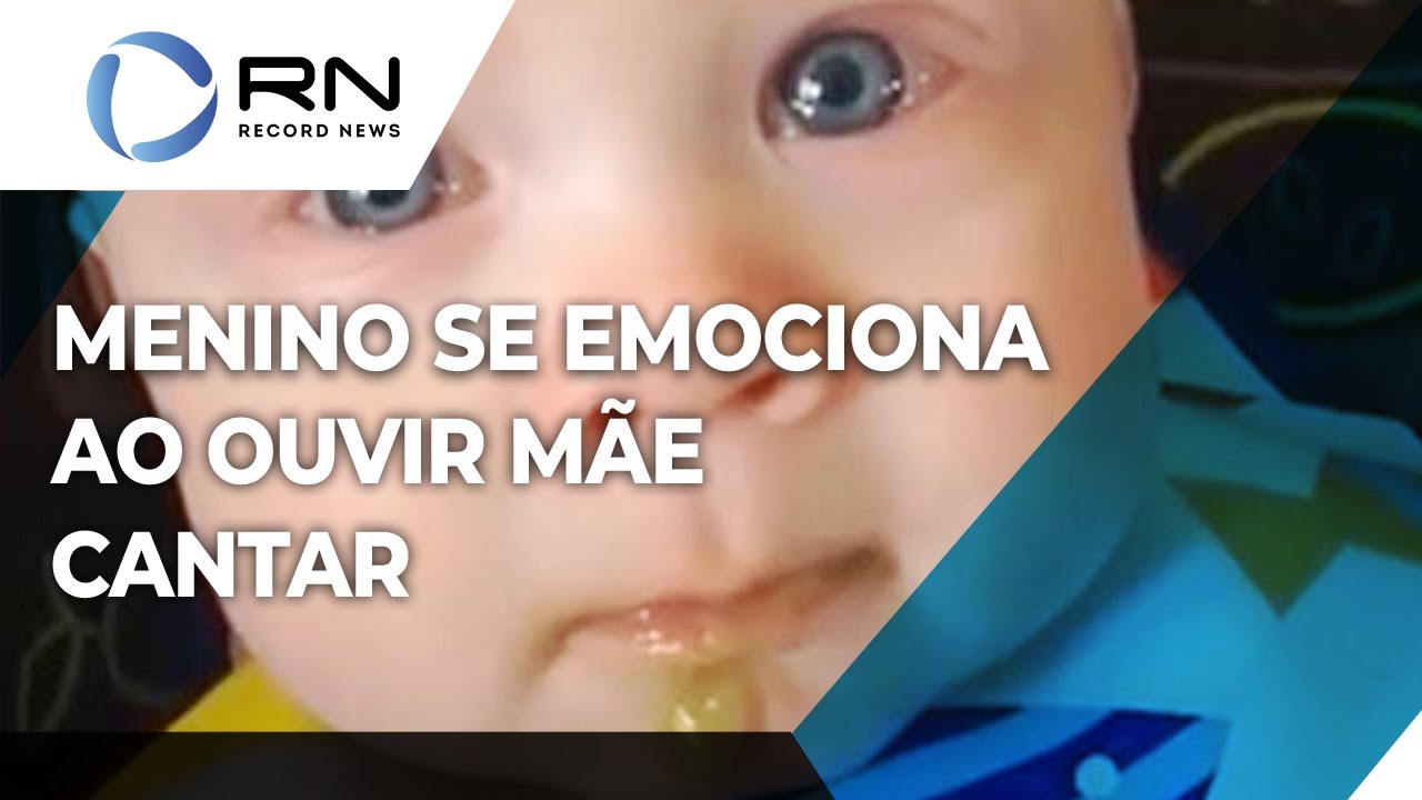 Vídeo de bebê que se emociona ao ouvir mãe cantando viraliza