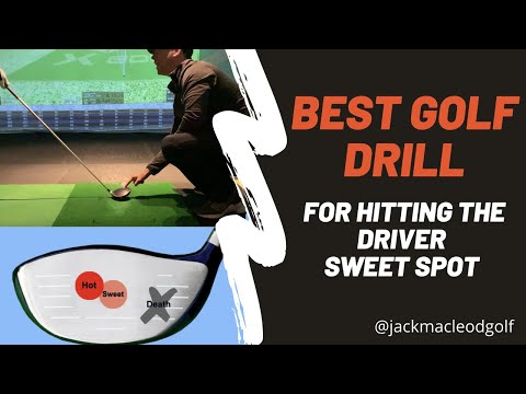 THE BEST GOLF DRILL for hitting the driver sweet spot!