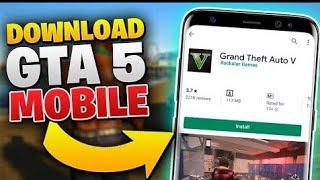 GTA 5 Mobile Gameplay 🔥 How to Download GTA 5 On iOS / Android APK screenshot 3