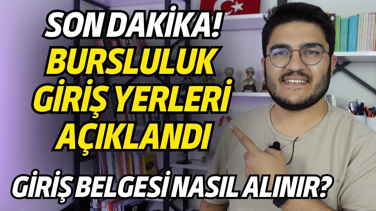 Bursluluk Sınavı Giriş Belgeleri Yayınlandı! Giriş Belgesi Nasıl Alınır?
