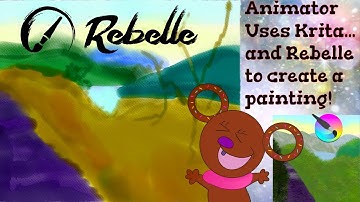 Animator Studies Watercolor Painting in Rebelle 7