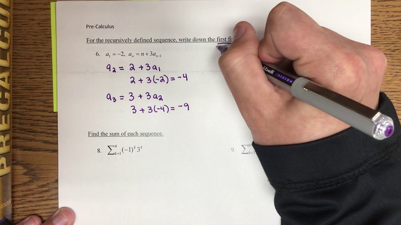 Pre-Calculus 302: Chapter 10 Review Homework (Selected Answers) - YouTube