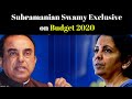 Budget 2020: Subramanian Swamy Exclusive on Budget 2020 | Cover Story | NewsX