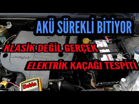 DOBLO ELEKTRİK KAÇAĞI TESPİTİ (SÜREKLİ AKÜ BİTİYOR)