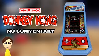 Coleco Tabletop Donkey Kong Arcade Game Quick Overview And Gameplay