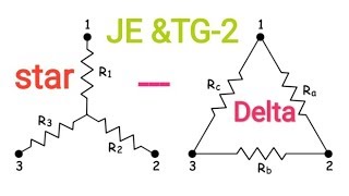 Resistor-star delta conversion