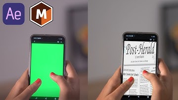 Mocha AE For Absolute Beginners | Free After Effects Screen Inserts & Rotoscoping | Tutorial