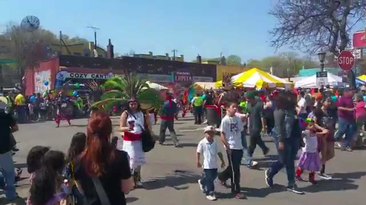 Aztec Dancers- Cinco de Mayo Parade - YouTube
