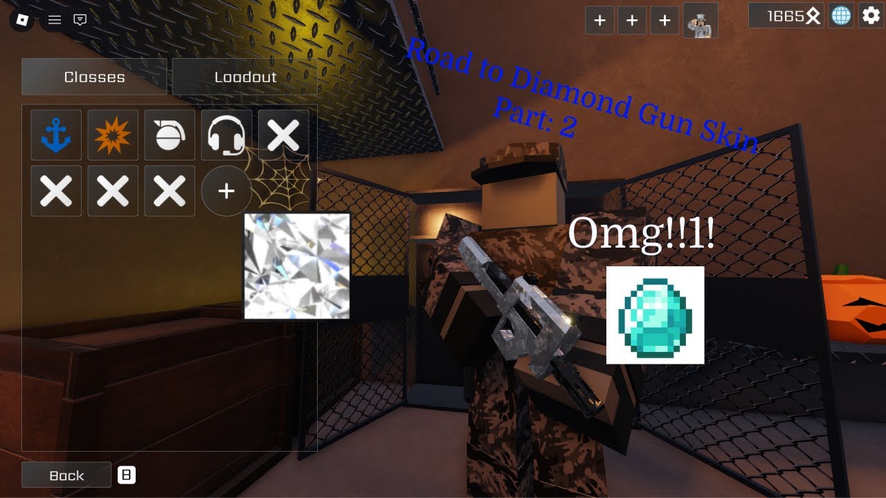 Road To Diamond Gun Skin | Part: 2  (Roblox) (I get recognized)