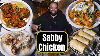 Zaffrani Tikka, Fish Tikka And Stuffed Chicken Leg | Sabby Chicken | Shalimar Bagh