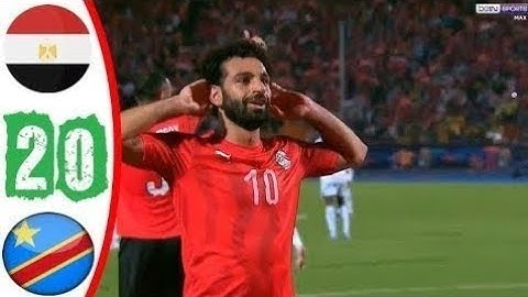 ملخص مباراة مصر و الكونغو 2-0 | ابداع تريزيجيه و هدف صلاح
