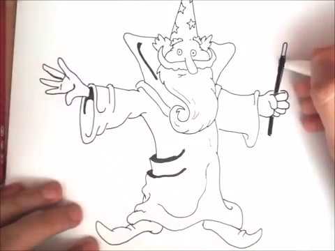 Video: Kako Nacrtati čarobnjaka