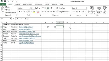 How to Sort Email Addresses in Excel : MS Excel Tips