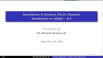 How to generate references for scientific and academic documents using JabRef?