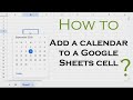 Add a Calendar Drop-Down in Google Sheets (Easy Date Picker)