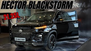 New Updated MG Hector 2024 Blackstorm Edition 🖤 #mghector
