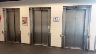 Reims, France | 2002 Kone EcoDisc Lifts | Monoprix