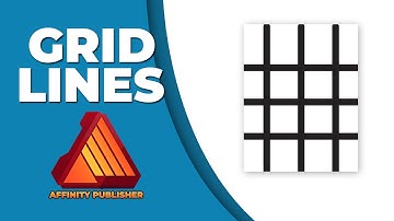 How to add grid lines in affinity Publisher