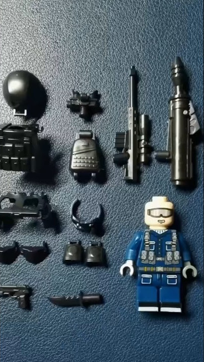 Lego Swat Minifigure. #unofficiallego #youtubeshorts #brick #toys #swat