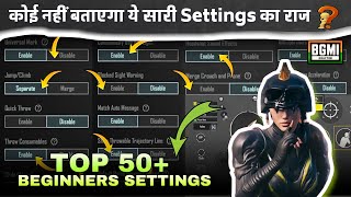 BGMI & PUBGM All New Basic / Advance Control Settings Guide / Explain With Tips & Tricks