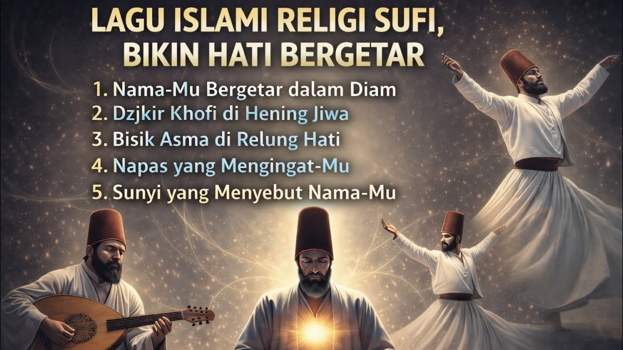 Lagu islami Sufi religi  || "Namamu bergetar dalam diam" lagu religi bikin hati gemetar|| 