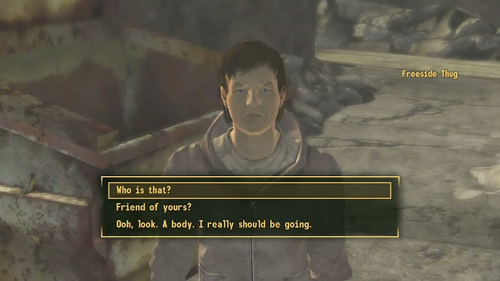 The Worst Muggers in Fallout