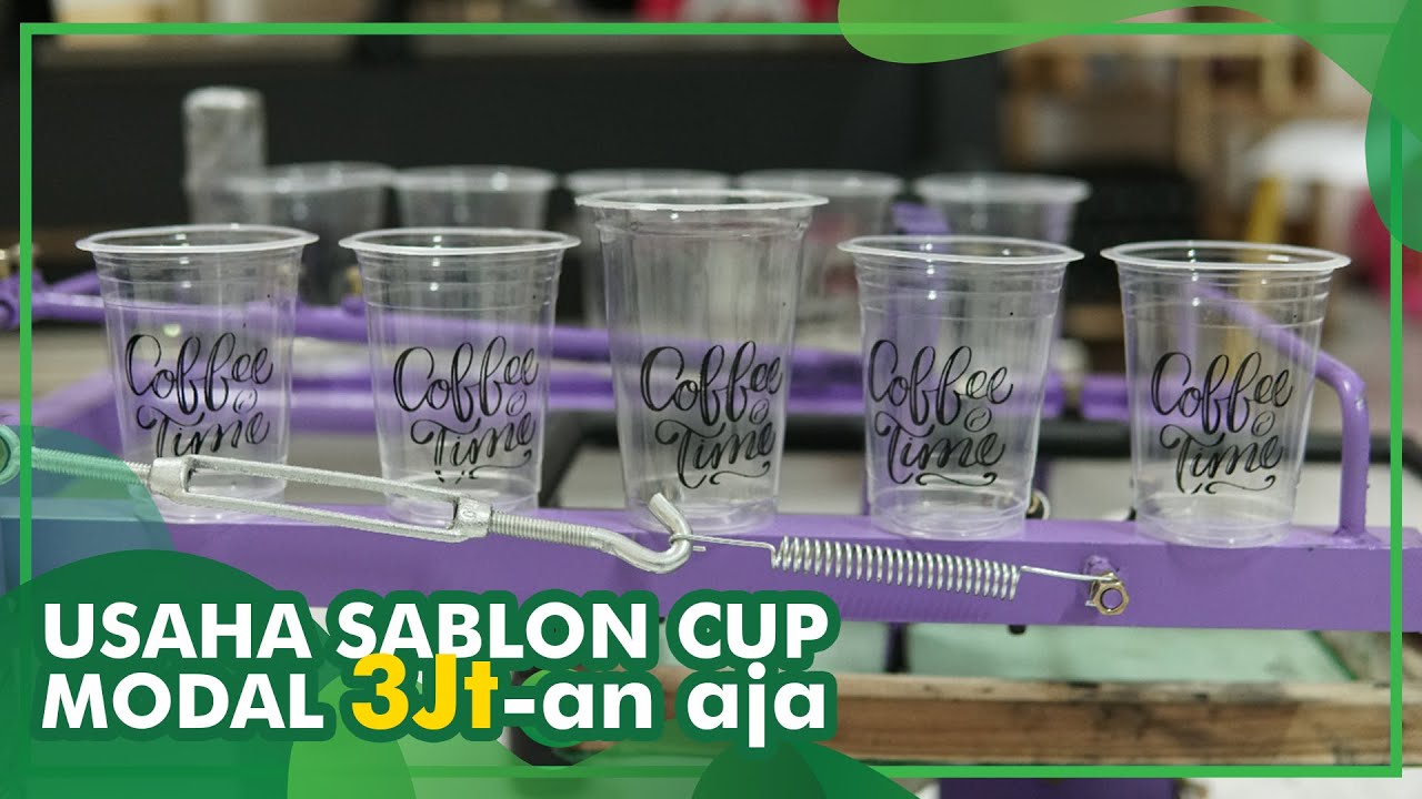 Tutorial 2 Alat  Sablon  Cup  Manual  Cara  Sablon  Gelas Cup  