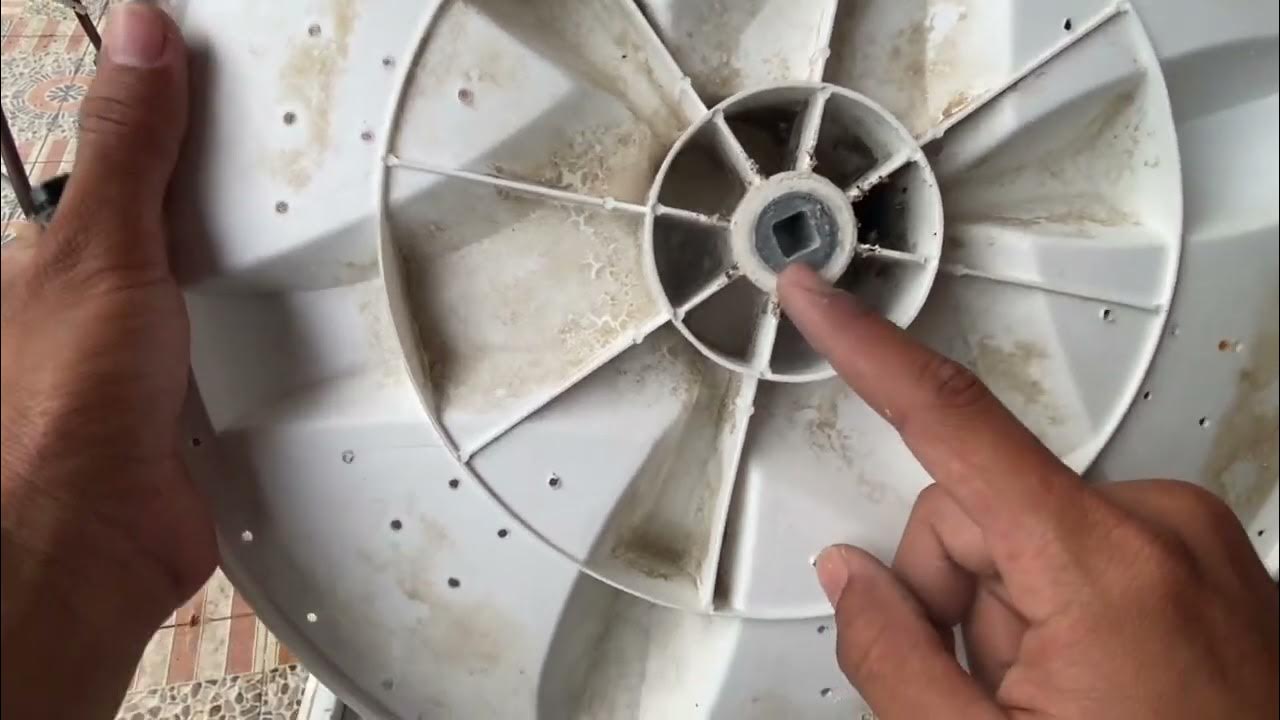 Cara mudah mengenal pasti gearbox rosak atau tak rosak, mesin basuh sharp YouTube