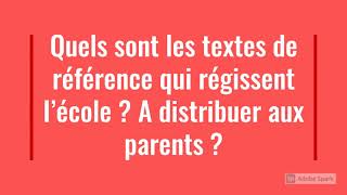 Préparation de l'entretien à la liste d'aptitude à la direction d'école ou au CRPE : Vidéo N°3