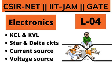 L-04 || KCL & KVL || Electronics || IIT-JAM || CSIR-NET ||