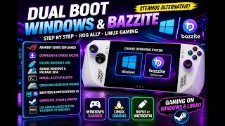 Bazzite and Windows Dual Boot using an External drive