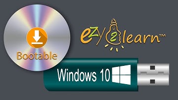 Create Windows 10 Bootable USB Flash Drive from ISO file by ezy2Learn