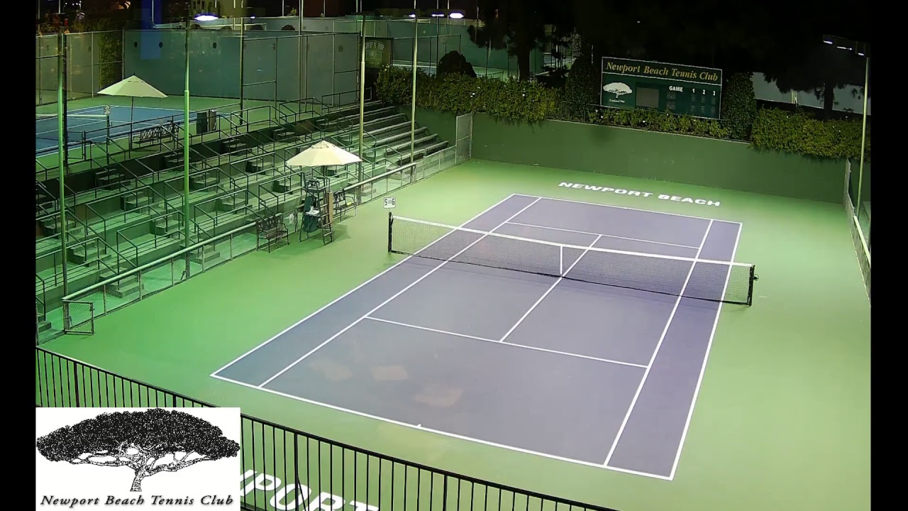 Newport Beach Tennis Club Center Court Camera YouTube