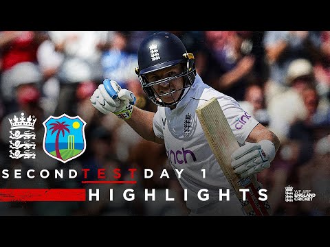 Ollie Pope Scores 121! | Highlights - England v West Indies Day 1 | Rothesay Test 2024