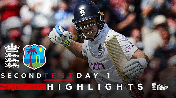 Ollie Pope Scores 121! | Highlights - England v West Indies Day 1 | Rothesay Test 2024